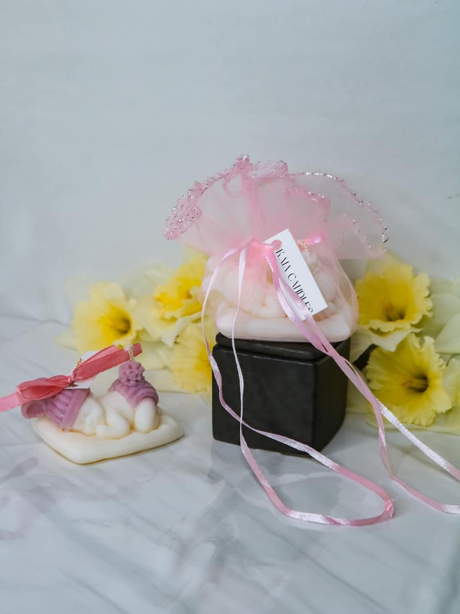 Marturii Botez lumanare BABY - saculet & eticheta - imagine 13